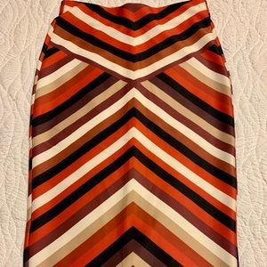 ECI New York striped skirt